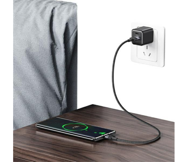 USAMS Kabel USB na USB-C 3A 1,2m Fast Charging stalowy 30 szt, - 1569008 - zdjęcie 5